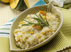 risotto alla zucca con formaggio