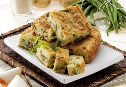 polpettone di verdure con fagiolini e patate