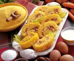 polenta farcita con verdure