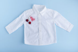 eliminare macchie di ciliegia