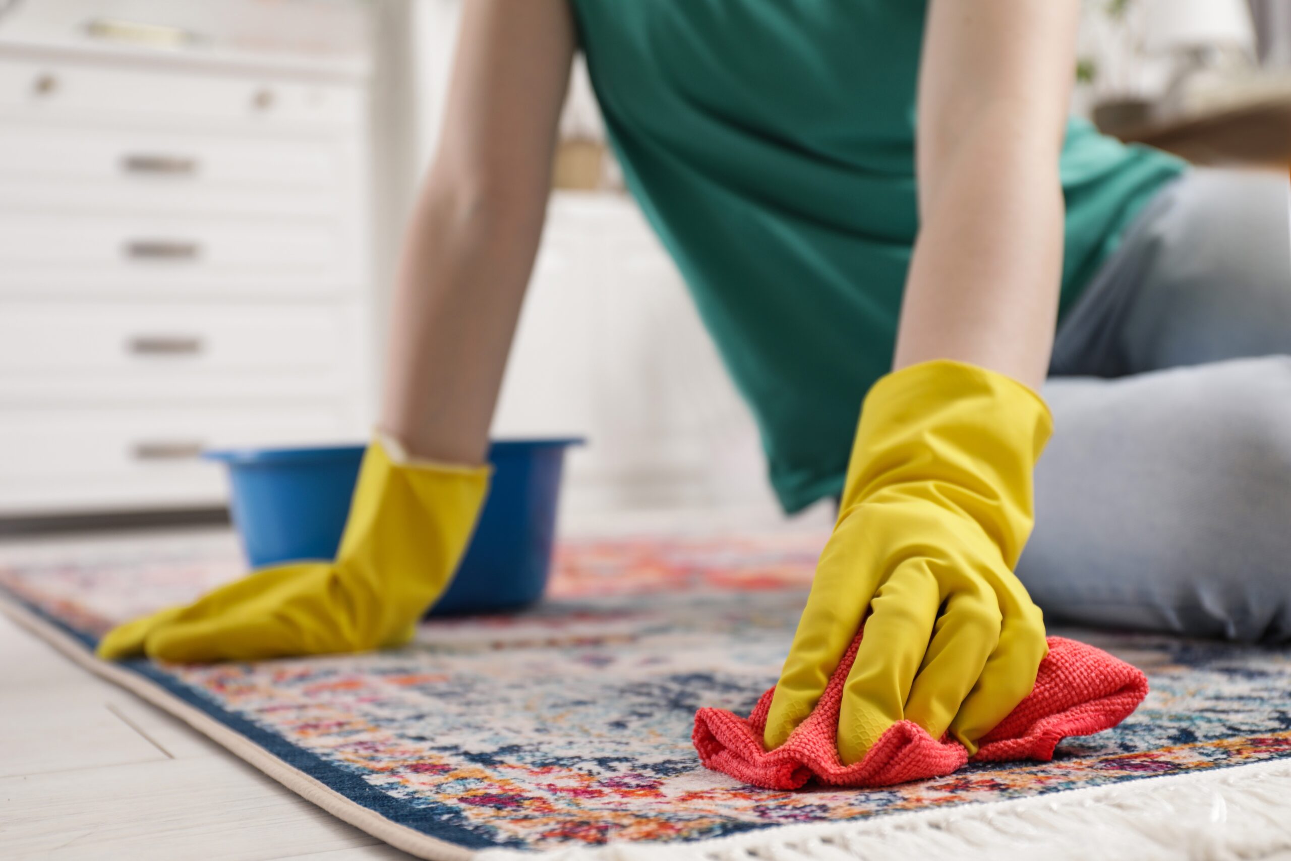 come pulire i tappeti a secco